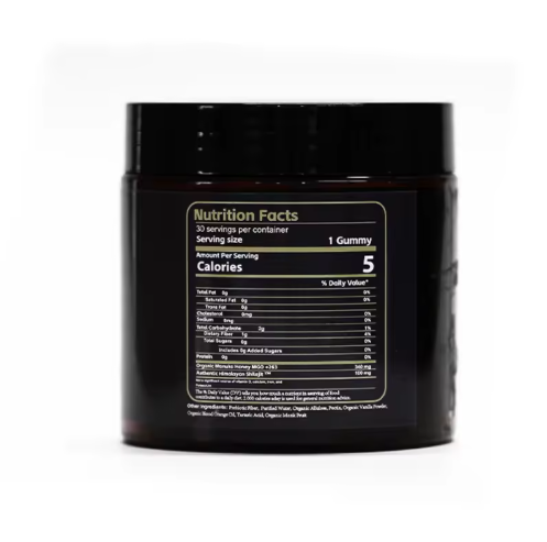 Aumenta testosterona Himalayan Gold Shilajit– Energía Natural y Vitalidad en Cada Gominola